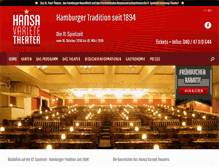 Tablet Screenshot of hansa-theater.de